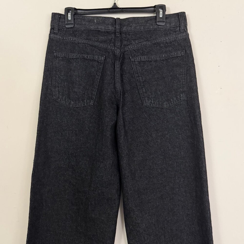 NEW ZARA Mid-Waist Loose-Fit Baggy Wide leg Jean 8 - Picture 10 of 15